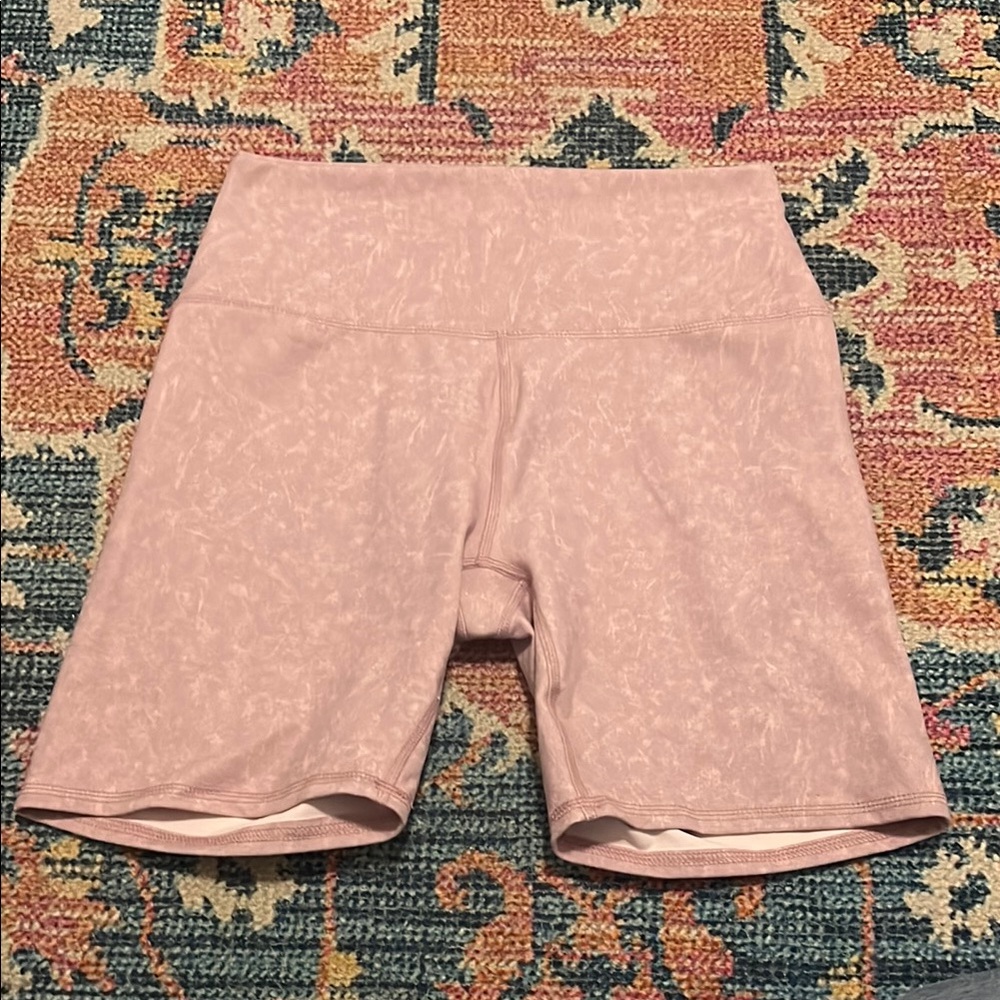 GAIAM Pink Bike Shorts High-Rise Stretch